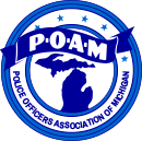 The Police Officers Association of Michigan (POAM) Logo