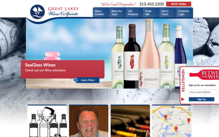 Great Lakes Wine & Spirits Screenshot