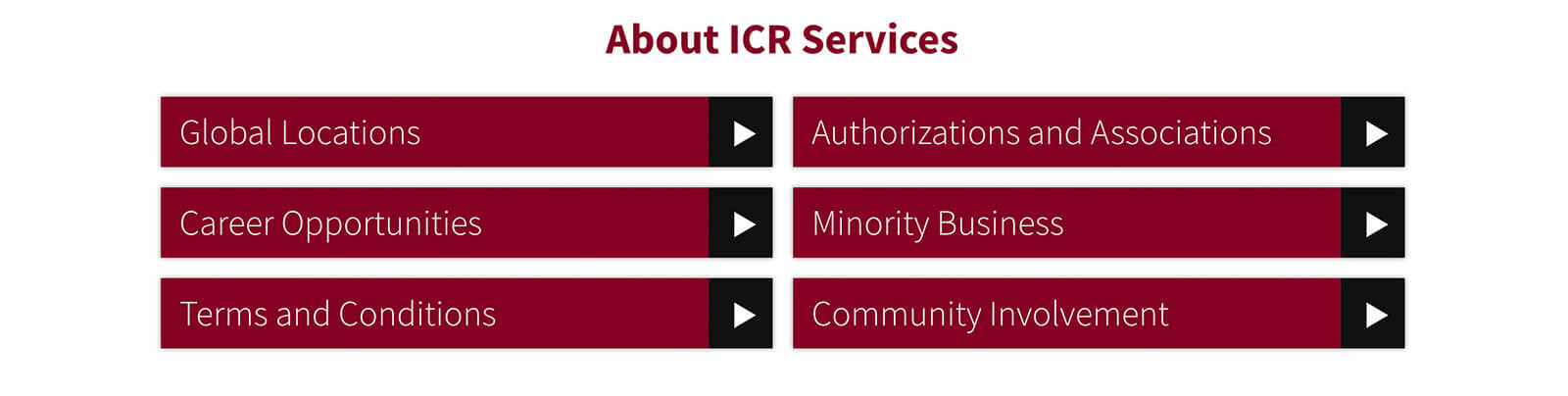 ICR Services Screenshot
