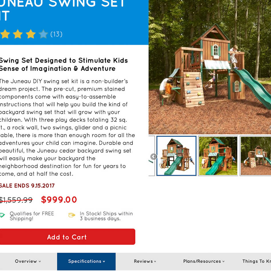 Swing N Slide Case Study Screenshot