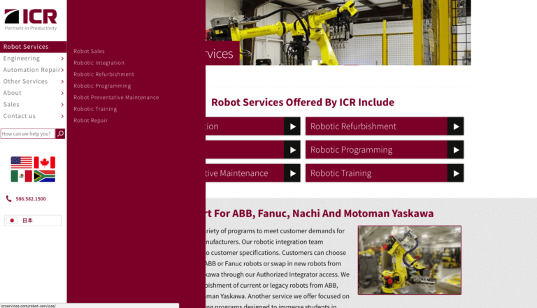 ICR site design