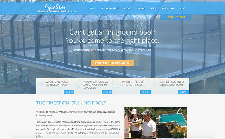 Aqua Star Home Page