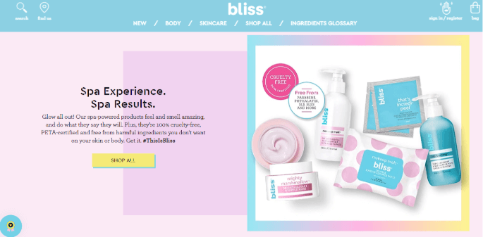 Bliss Homepage