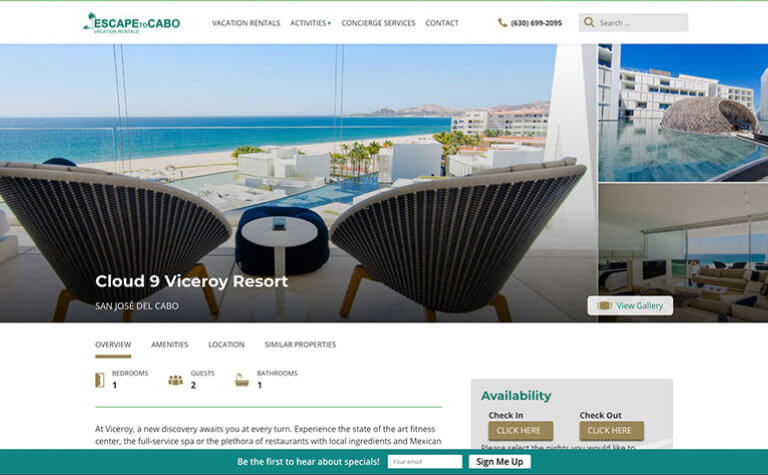 Cloud 9 Viceroy Resort Room with Ocean View