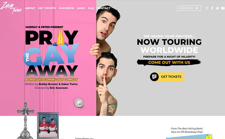 Pray The Gay Away Tour Poster
