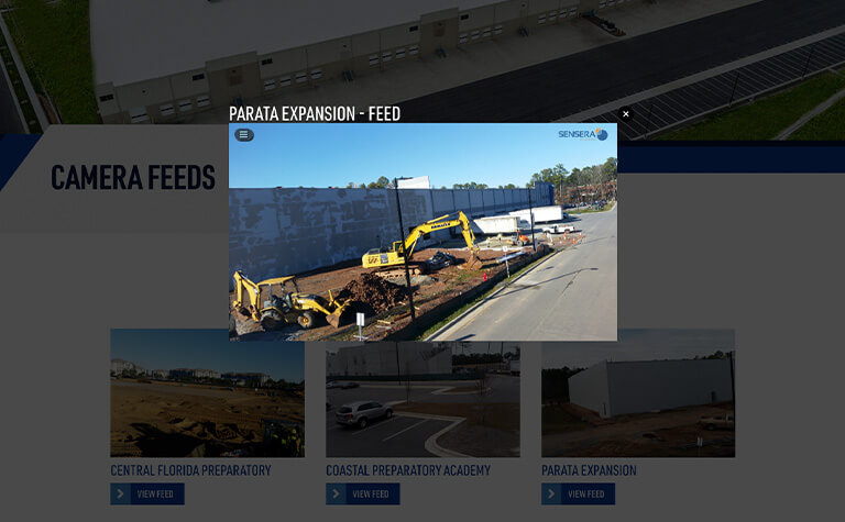 BC Construction Group (BCCG) Camera Feed Home Page