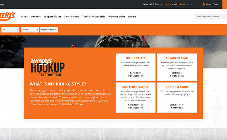 Woody's Traction Hookup Web Page